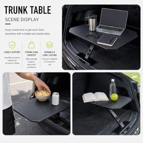 Rear Cargo Table for Chrysler Town & Country 2008-2016, Foldable SUV Camping - Image 7