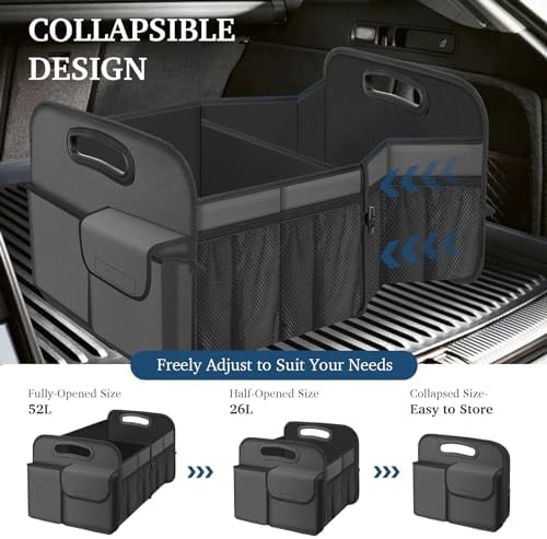 Femuar Car Trunk Organizer, Car Storage Organizer - Image 4