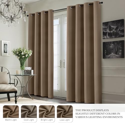 Yakamok Khaki Blackout Curtains 84 Inches Long - Image 7