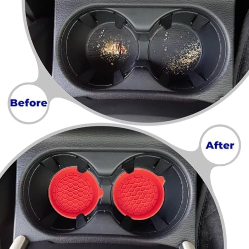 4 PCS Car Cup Coasters, Cup Holder Coaster - Image 5