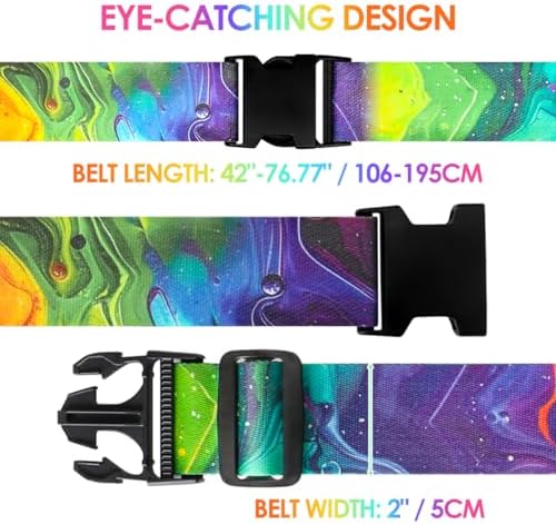 Gutsdoor Luggage Straps for Suitcases Adjustable Travel Belt, Connector Holds - Image 4