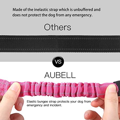 AUBELL Dog Seat Belt for Car, Updated 3-in-1 Bungee Dog Car Harness - Image 5