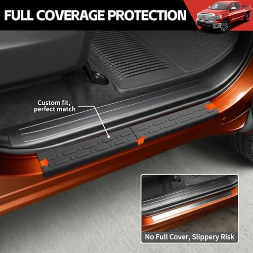 Door Sill Guards Kit Fit for 2016-2026 Dodge RAM 2500 3500 Accessories Entry - Image 3