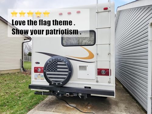 EST.1776 US Flag Spare Tire Cover Waterproof - Image 4