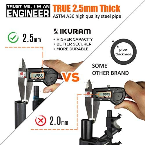 IKURAM R 2 Bike Hitch Mount Foldable Bicycle Carrier, Fits 2" Receiver - Image 3
