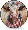 Highland Cow Spare Tire Cover Dust-Proof Wheel Protector by Unknown