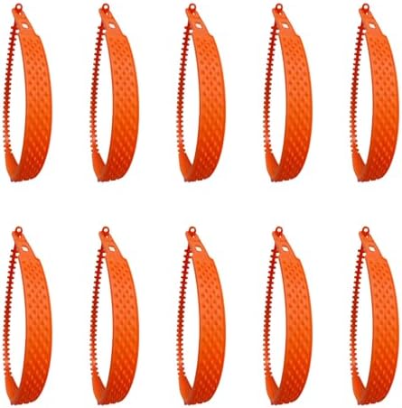 10pcs Auto Anti Skid Straps Vehicle Tire Grip Straps Set Offering on Snow - Image 4