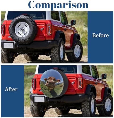 Cows Spare Tire Cover Waterproof Dust-Proof Spare Wheel Covers - Image 5