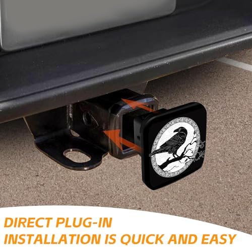 Trailer Hitch Cover, Square 2 Inch Receiver Tube Plug Cap - Image 4