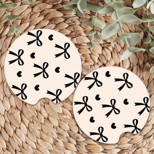 Ceramic Car Coasters – Absorbent Car Cup Holder Coaster Set - Image 7