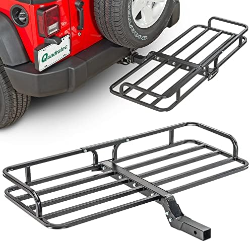 Quadratec Compact Cargo Rack Basket Platform, Camping Gear, Generators by Quadratec