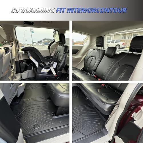 Floor Mats Set for Chrysler Pacifica/Voyager 2017-2027 - Image 5