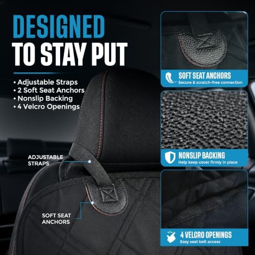 Bulldogology Dog Car Seat Cover - Image 4
