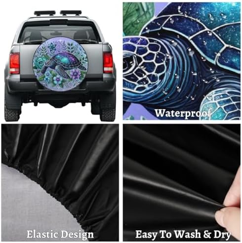 Turtle Spare Tire Cover Waterproof Dust-Proof Spare Wheel Covers - Image 4