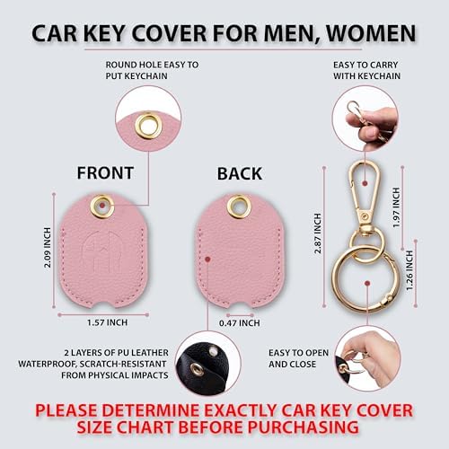 Leather Key Cover for Broken Car Key Loop Replacement - Image 2