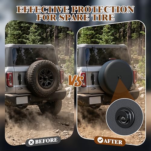 Spare Tire Cover with Backup Camera Hole - Image 4