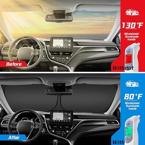 ARISMOTOR Windshield Sun Shade for Ford Expedition 2018-2025 - Image 2