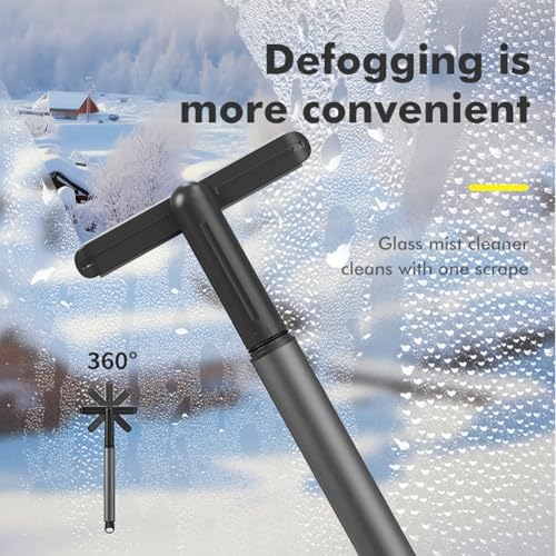 Ice Scraper with Detachable Window Squeegee - Image 4