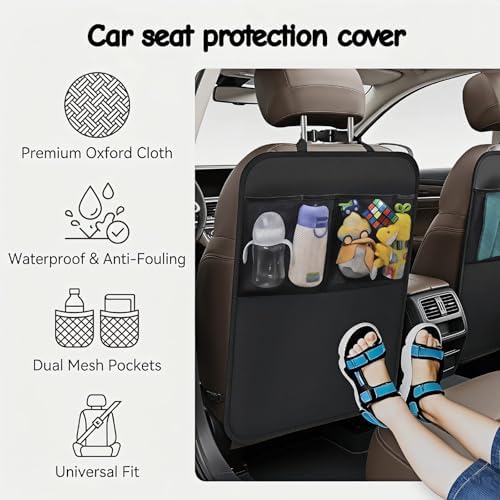 Btolin 2-Pack Rear Seat Protectors 24"x16.5" - Image 5
