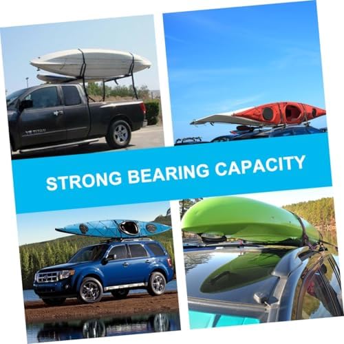 2Pcs J Shaped Kayak Roof Rack Carrier, Aluminum Foam Mount Crossbar Holder - Image 3