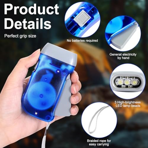Leelosp 48 Hand Crank Flashlights - Image 4