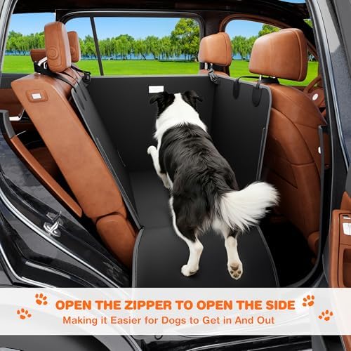 njnj Half Dog Car Seat Cover for Back Seat - Image 6
