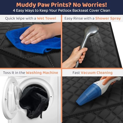 Dog Car Seat Cover for Back Seat, Dog Hammock for Car, Truck & Tesla - Image 6