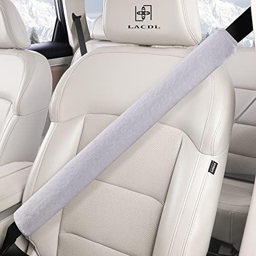 LACDL Extra Long Seatbelt Cover Super Soft Furry - Image 2