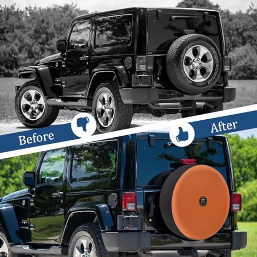 Spare Tire Cover with Backup Camera Hole Fit - Image 5