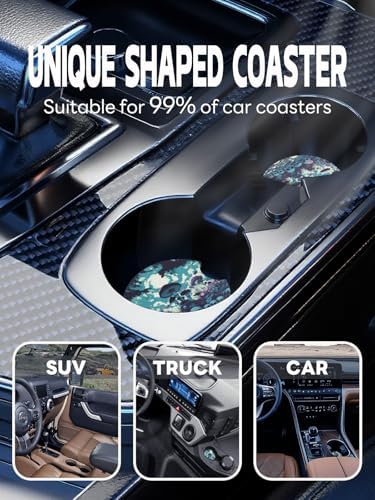 WOCOCN Car Coasters, Cup Holder Coasters - Image 6