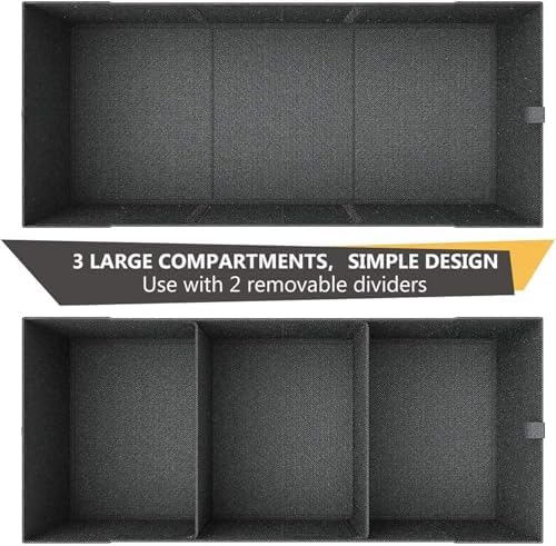 MIU COLOR Trunk Organizer for SUV, Sturdy Car Organizer, Non-Slip Bottom - Image 5