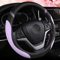 Universal Leather Steering Wheel Cover by Cxtiy