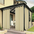 BONZER Outdoor Curtains for Patio Waterproof Thick by Bonzer