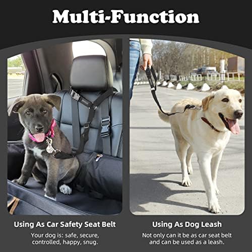 BWOGUE Dog Seat Belt for Car, Headrest Restraint Safety Lead, Dogs Cats - Image 6