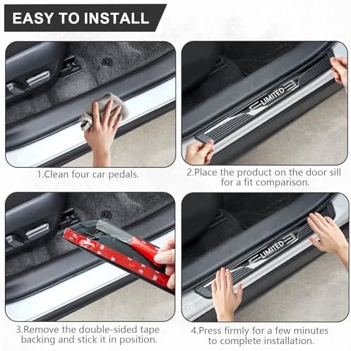 Door Sill Protectors for Car Limited Trim - Image 6