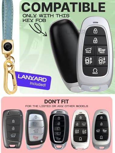 Lucrum Compatible with Hyundai Key Fob Cover & Keychain - Image 2
