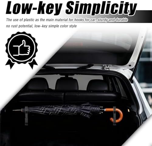 2PCS Car Umbrella Holder with Double Hook Design - Image 3