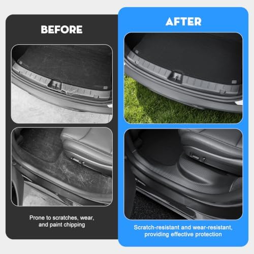 5PCS Door Sill Protector for Tesla Model YL Door Entry Guard Anti-Kick Full - Image 4