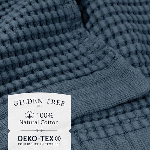 GILDEN TREE Waffle Towels for Bathroom Luxury 100% Cotton Bath Towels, Quick - Image 2