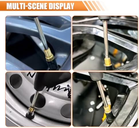 4PCS Tire Valve Core Torque Tool, Single Head Valve Core Removal Tool, Schrader - Image 5