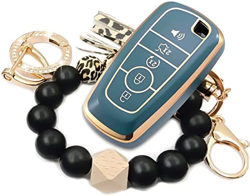 Car Key Fob Cover with Premium Wristlet Fits by RFSRZ