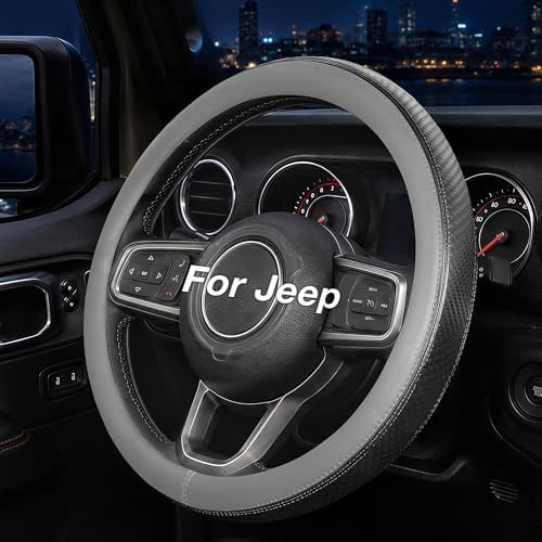Steering Wheel Cover for Jeep Grand Cherokee Wrangler Compass by Unknown