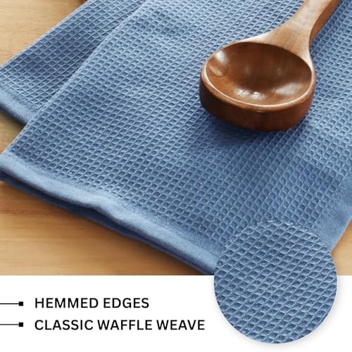 PurpleEssences Solid Kitchen Cloths, Dish Towel 15x25 Set of 4 - Image 3