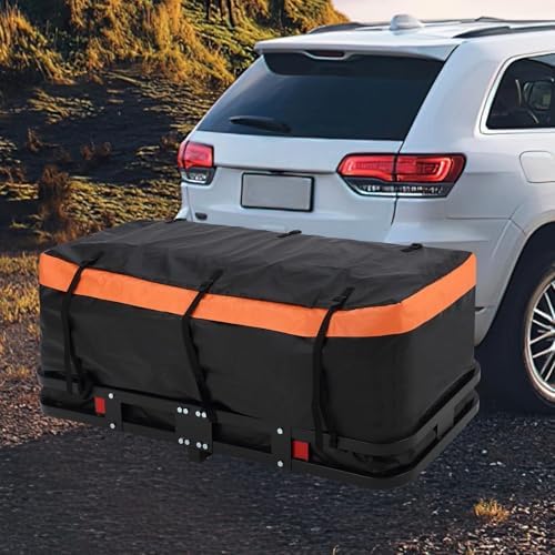 Heavy-Duty Folding Hitch Cargo Carrier, 500 lbs Capacity – Steel Basket - Image 3