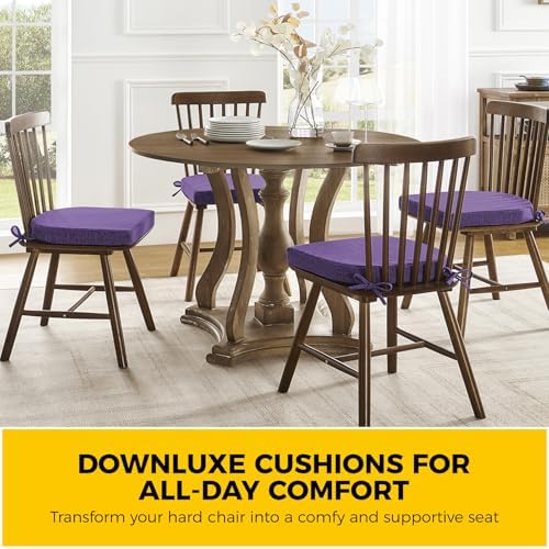 downluxe Indoor Chair Cushions for Dining Chairs, Soft and Comfortable Textured - Image 7