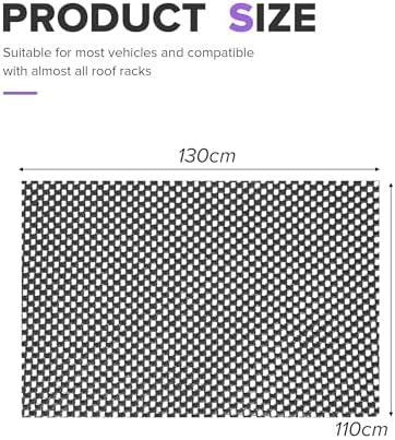Roof Rack Pads, Car Accessories Universal 51"x43" Roof Cargo Bag Protective Mat - Image 2