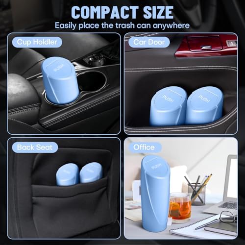 Car Trash Can Bin with Lid - Image 3