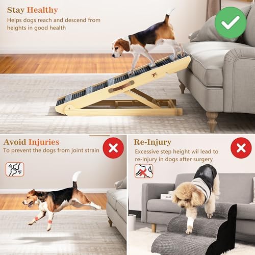 REONEY Dog Ramp, Portable Pet Ramp - Image 2