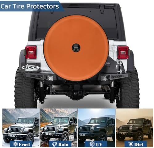 Spare Tire Cover with Backup Camera Hole Fit - Image 6