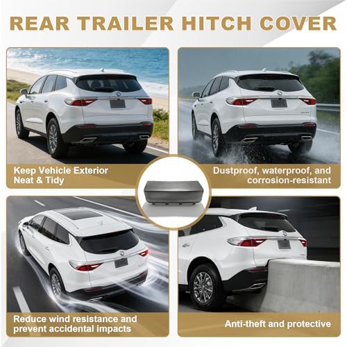 Bumper Trailer Hitch Cover for 2018-2024 Buick Enclave GM1195145 - Image 6